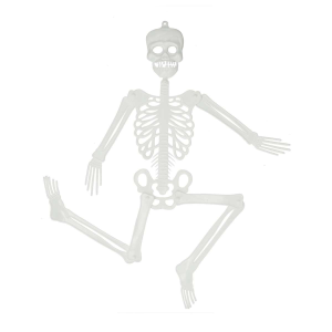 Esqueleto grande articulado Stasio de 90 cm para decoración de Halloween