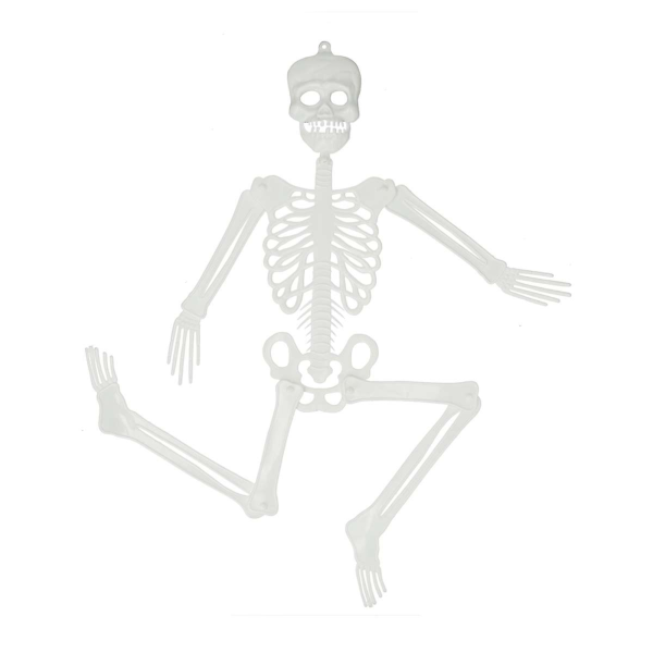 esqueleto grande articulado Esqueleto grande articulado Stasio de 90 cm para decoración de Halloween