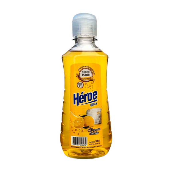 Lavavajillas HÉROE Ultra Limón 500 ml concentrado