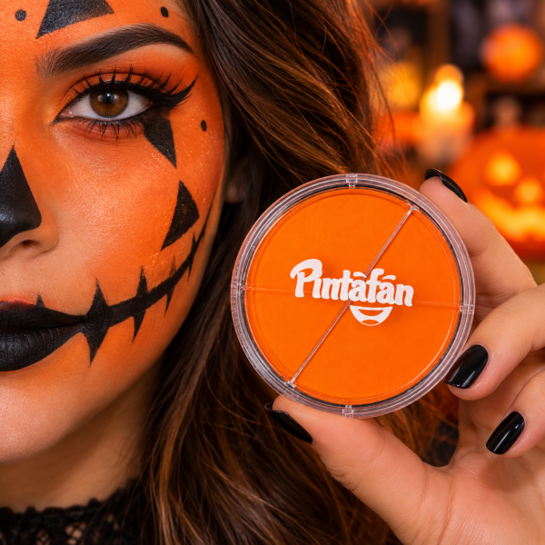 Maquillaje acuarela naranja PINTAFAN 9,2 g para Halloween