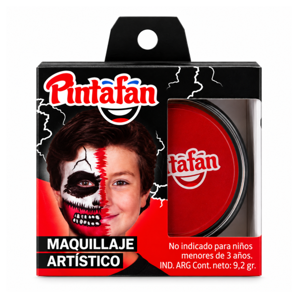 Maquillaje acuarela rojo PINTAFAN 9,2 g para Halloween