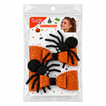 Hebillas de araña para Halloween PINTAFAN color naranja