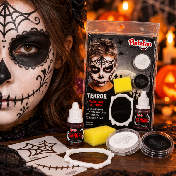 Kit de maquillaje de terror PINTAFAN para Halloween