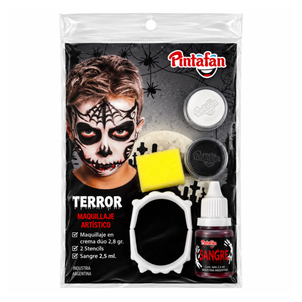 pintafan kit dracula Kit de maquillaje de terror PINTAFAN para Halloween
