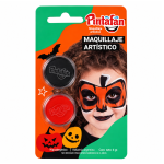 Maquillaje de calabaza para Halloween PINTAFAN Set x2 4 g