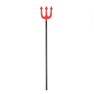 Tridente para Halloween STASIO Chico rojo y negro