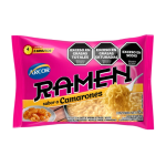 Arcor Ramen sabor Camarones 65 g, paquete rosa de fideos instantáneos